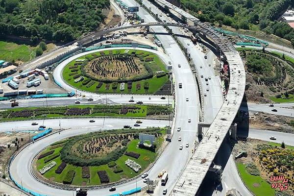 پل‌های تقاطع بزرگراه‌های صدر و شهید مدرس مقاوم سازی شدند