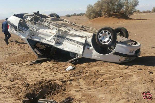 برخورد خودرو با پل عابر پیاده در مازندران 3 کشته داشت