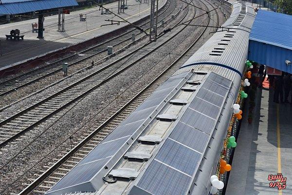 اولین قطار خورشیدی هند آغاز به کار کرد