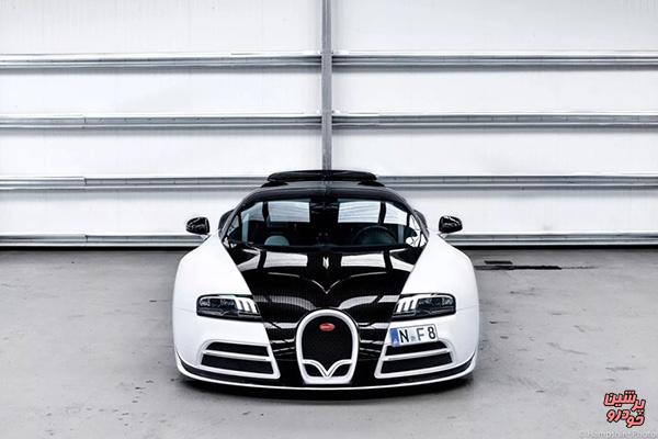 «منصوری» با تم پاندا سراغ «بوگاتی» رفت!+تصاویر