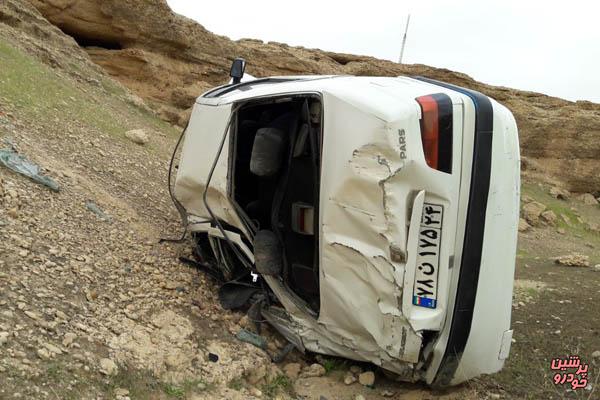 واژگونی خودرو در جاده بروجرد - خرم آباد یک کشته برجا گذاشت