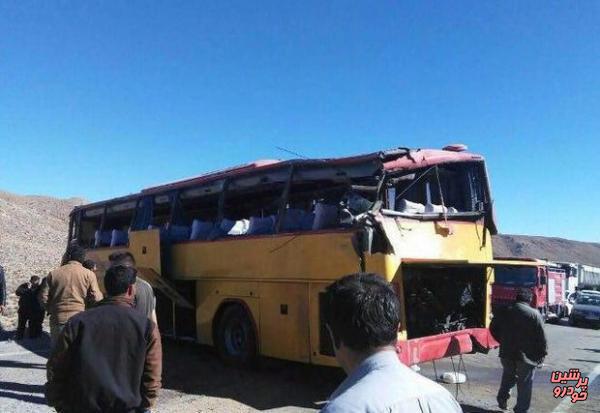 ۱۰کشته و ۳۸ مجروح در حادثه واژگونی اتوبوس