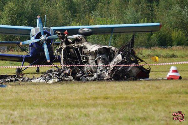 سقوط یک فروند هواپیمای سبک در روسیه