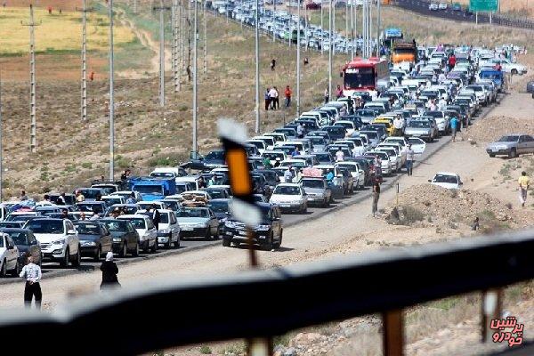 ترافیک درمحور قزوین به کرج