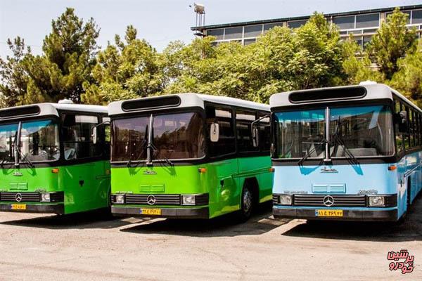 تردد 2600 اتوبوس فرسوده در شهر تهران