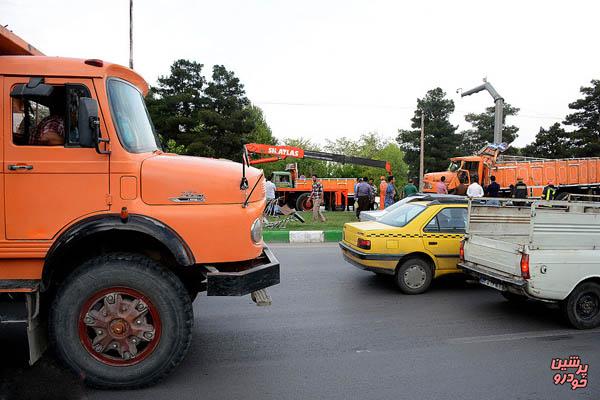 ممنوعیت تردد کامیون در ۲ منطقه تهران صحت ندارد