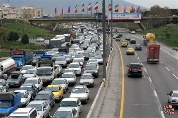 محدودیت‌های ترافیکی محورهای مواصلاتی کشور در روزهای پایانی هفته