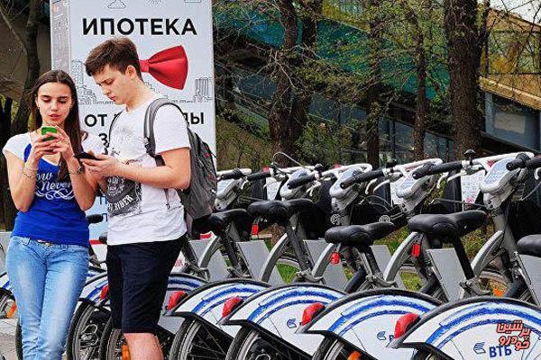 استقبال روس‌ها از دوچرخه‌های اجاره ای برای حمل و نقل درون‌شهری