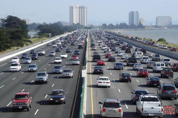 ترافیک در محورهای بزرگراهی سنگین اما روان است
