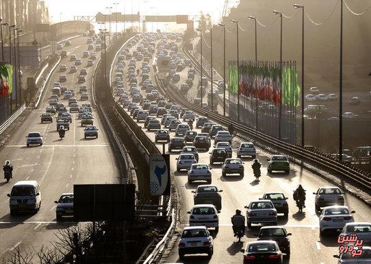 ترافیک سنگین درآزادراه تهران-کرج