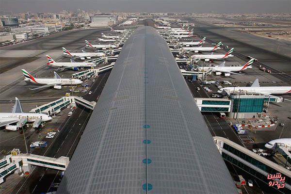پروازدر فرودگاه‌های امارات 3درصد کاهش داشته است