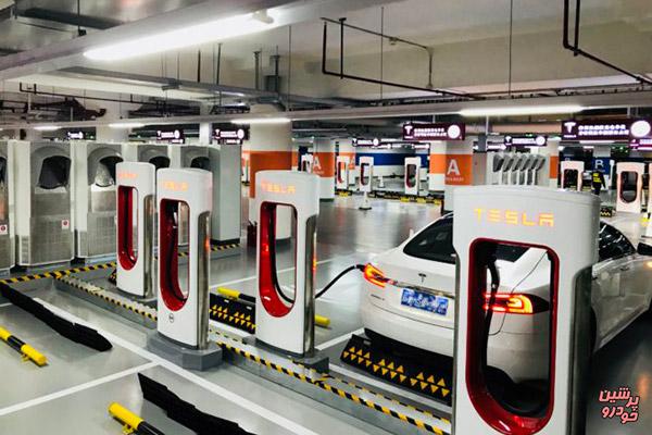 «تسلا» بزرگ ترین ایستگاه سوپرشارژ جهان را در چین راه اندازی کرد