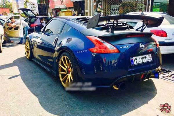 نیسان 370z ملقب به اژدهادر تهران +عکس