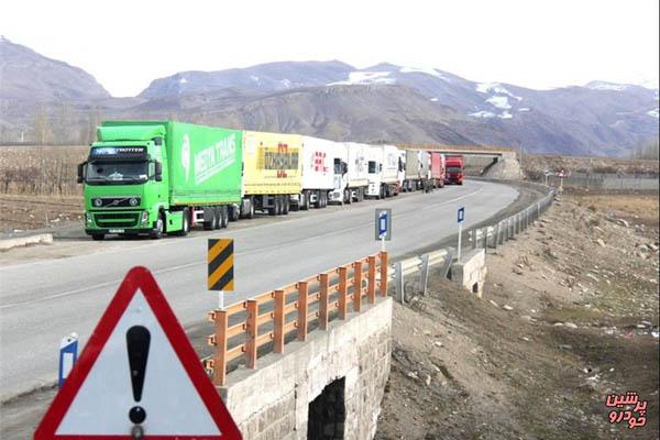 تردد کامیون‌های تجاری در مرزهای ایران-عراق ممنوع شد