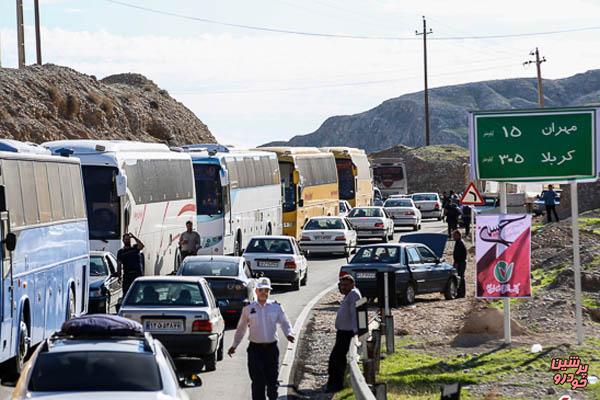 ترافیک پرحجم در مسیر بازگشت از مرزهای ایلام