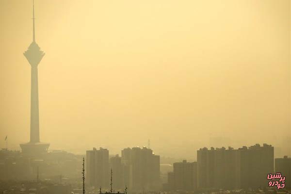 کیفیت هوای تهران در آستانه شرایط ناسالم 