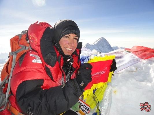 زنی که رکورددار کوهنوردی دنیا است 