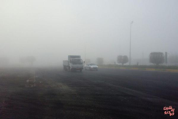 مه غلیظ باعث تصادف زنجیره ای در محور ارومیه - مهاباد