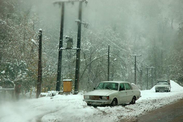 کندی حرکت در جاده های کردستان