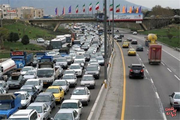 وضعیت ترافیک راه ها
