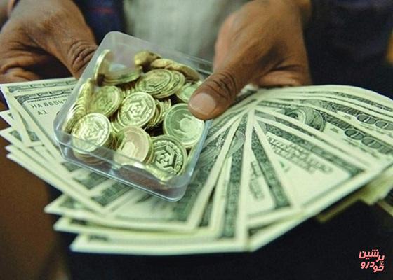 ریزش قیمت سکه و دلار در بازار
