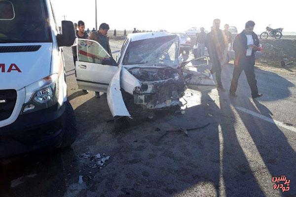 تصادف در جاده ساوه 2 کشته به جای گذاشت
