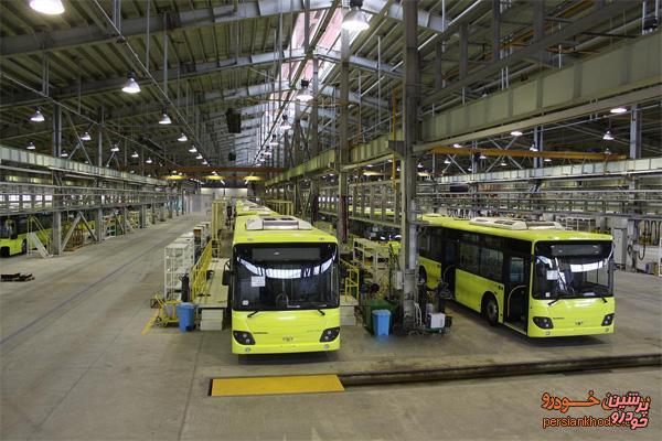 افزایش تولید اتوبوس در ایران