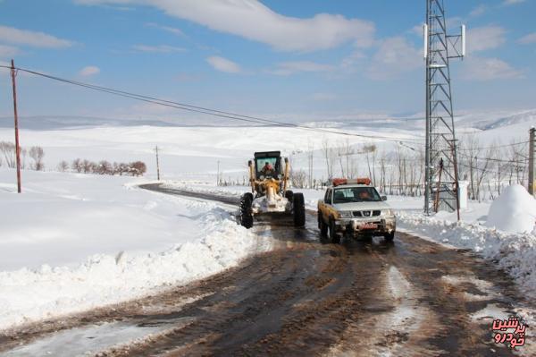 بارش برف و باران در محورهای آذربایجان غربی