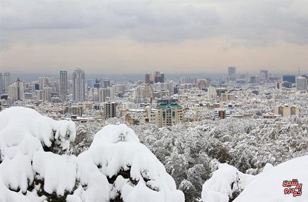کاهش ذخایر برف تهران