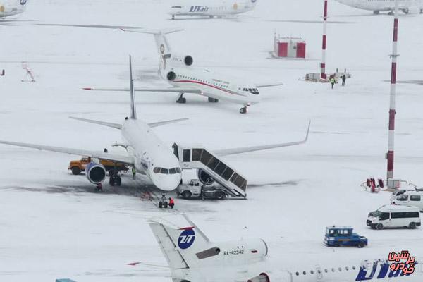 تاخیرهای طولانی پروازها در فرودگاه‌های مسکو