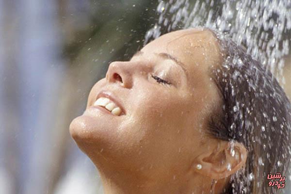 فواید دوش گرفتن در شب