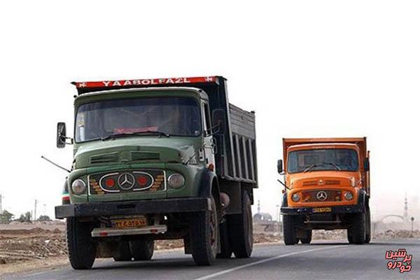 ممنوعیت تردد کامیون های فرسوده تا پایان سال