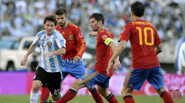 تحقیر آرژانتین مقابل اسپانیا