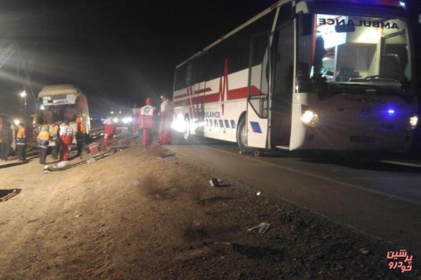 اسامی مصدومین واژگونی اتوبوس کرمان- یزد اعلام شد
