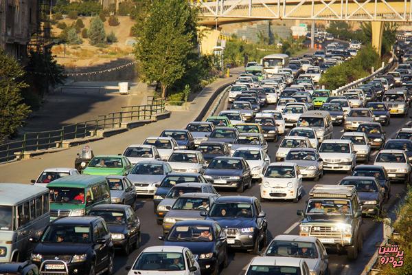 ترافیک نیمه سنگین در آزاد راه تهران-کرج