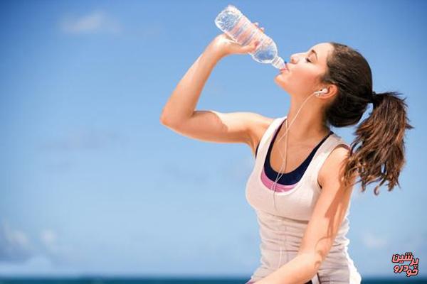 بعد از ورزش فقط  آب بخورید