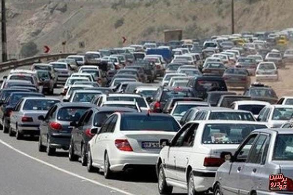 ترافیک نیمه سنگین در آزادراه تهران-کرج و کرج-قزوین