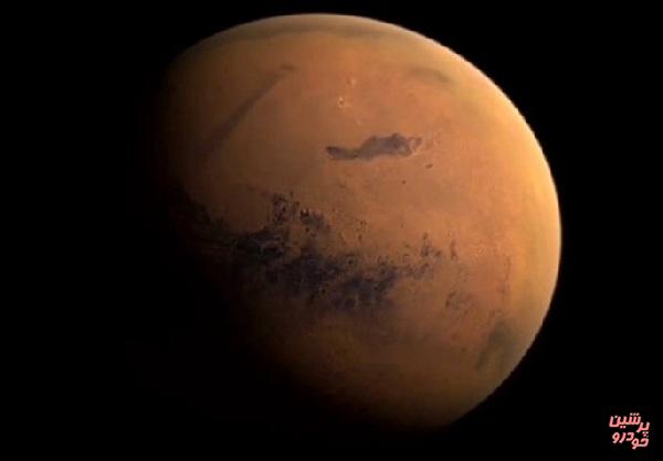 طوفان سرخ مریخ در عکس روز ناسا 