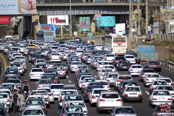 ترافیک نیمه‌سنگین در بزرگراه‌های تهران