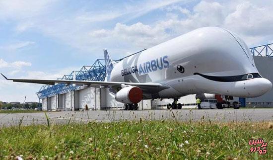 ایرباس یک هواپیما شبیه نهنگ ساخت